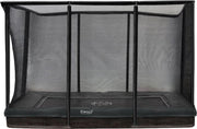 Etan Premium Gold Trampoline Inground met net - 310 x 232 cm / 1075 ft - incl. Veiligheidsnet - UV-bestendig Randkussen - Grijs - Rechthoekig