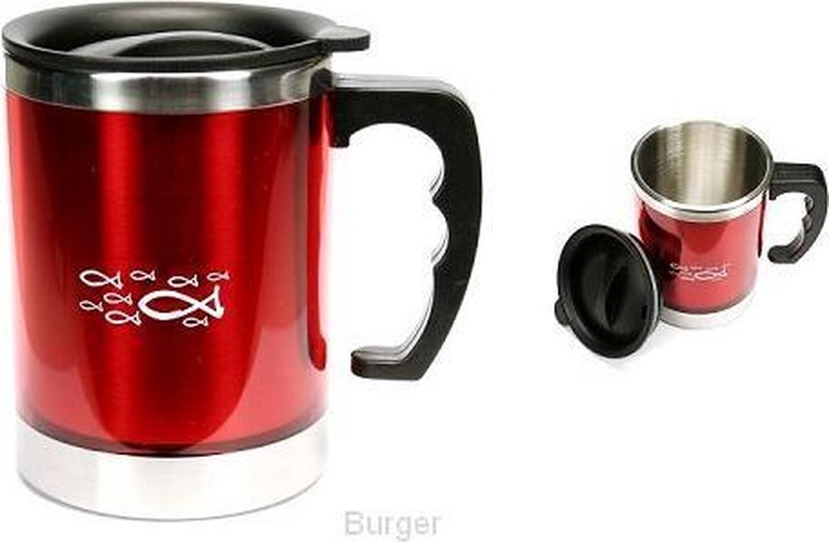 Thermosbeker Vis Rood