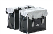 Greenlands Fietstas Bisonyl Dubbel Zilver 33 ltr   4832KZ *** ACTIE OPRUIMING UITVERKOOP ***