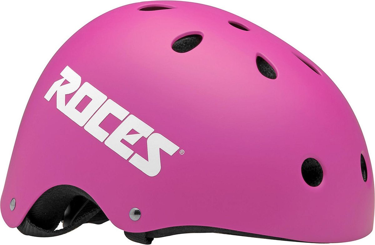Roces Aggressive  Sporthelm--CONVERTVrouwenKinderen en volwassenen - roze/wit
