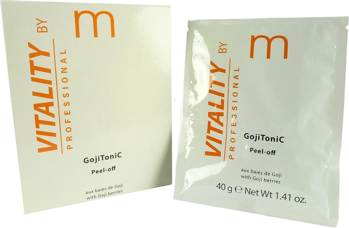 Matis Vitality by m Goji Tonic Peel off Gezichtsreinigend peelingmasker 10x40g