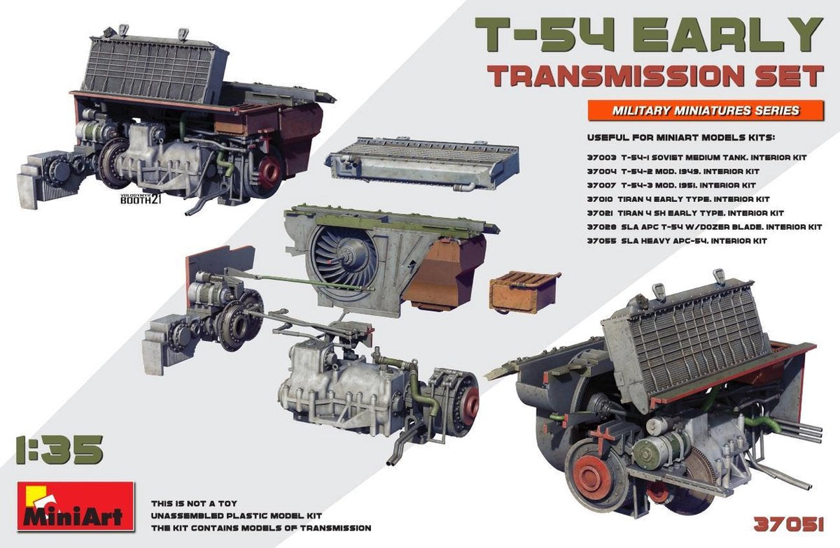 1/35 T-54 EARLY TRANSMISSION SET (3/21) * - modelbouwsets