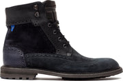 Floris van bommel Veterbootie Blauw - Heren - Maat 40