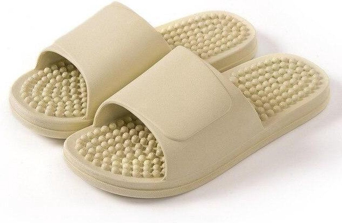 Massage slippers - Anti-slip voetmassage badslippers - Gezondheidsslippers - Groen - maat 36/37