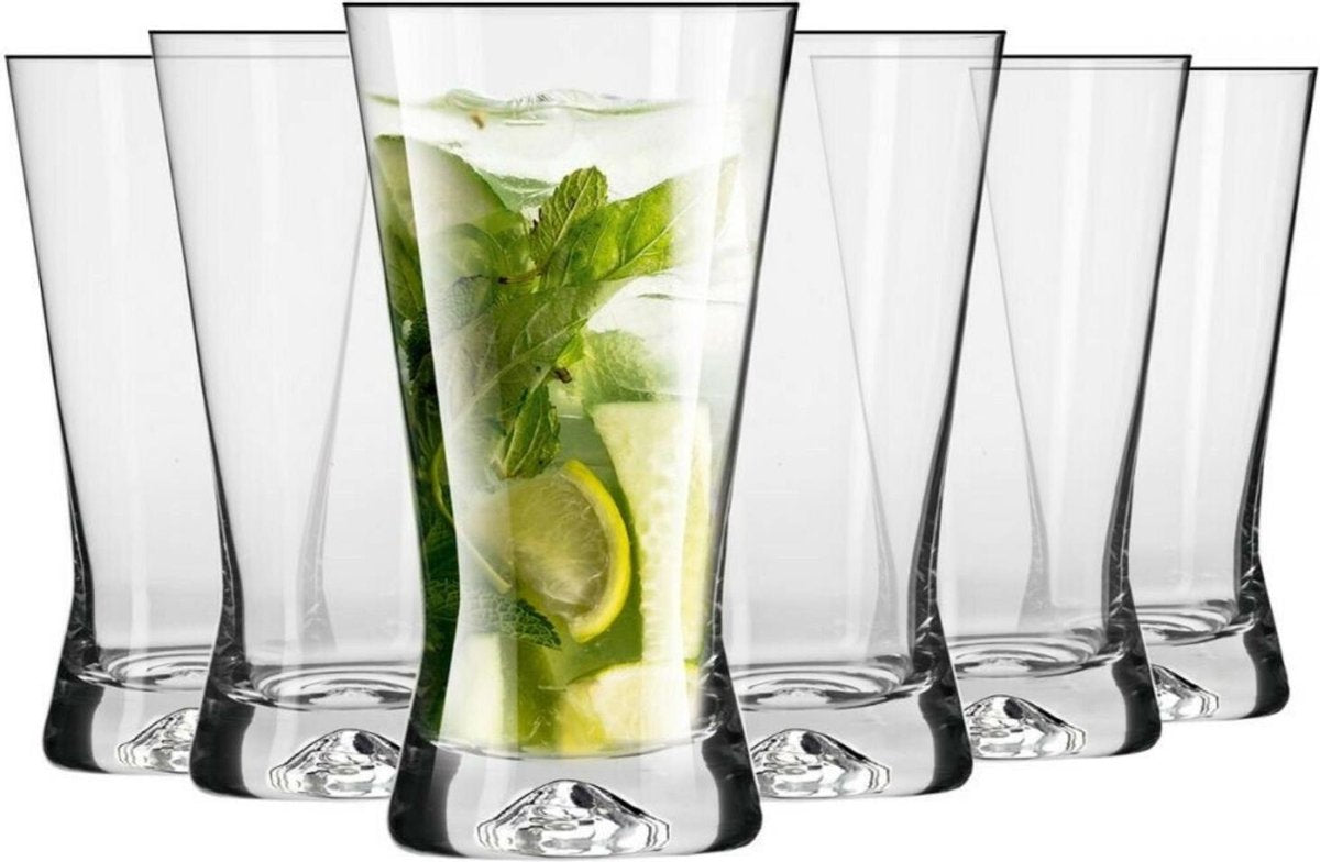 Krosno Drinkglazen - Longdrinkglazen - 300 ml. - 6 Delig