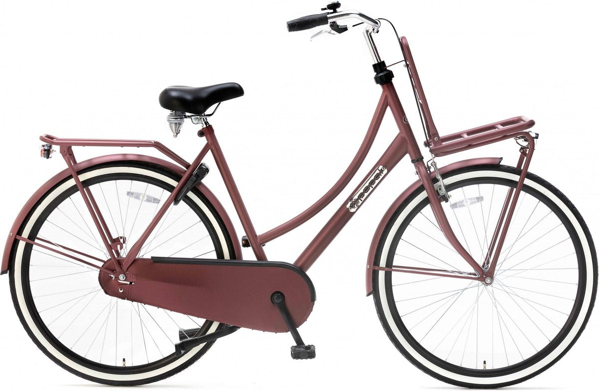 Popal Daily Dutch Basic Damesfiets - Transportfiets - 57 cm - Rood