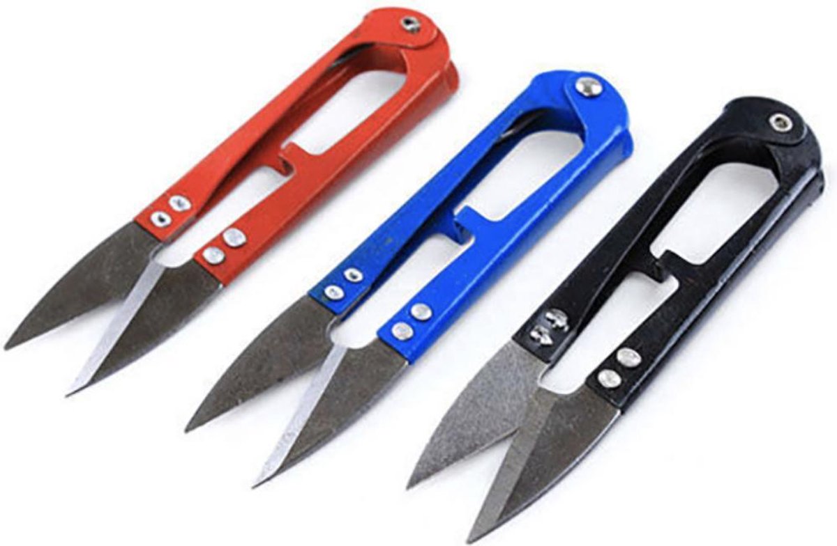 WiseGoods Stofschaar - 3 Stuks - Scharen / Tangen Naaien - Draadsnipper - DIY Gereedschap - Borduren