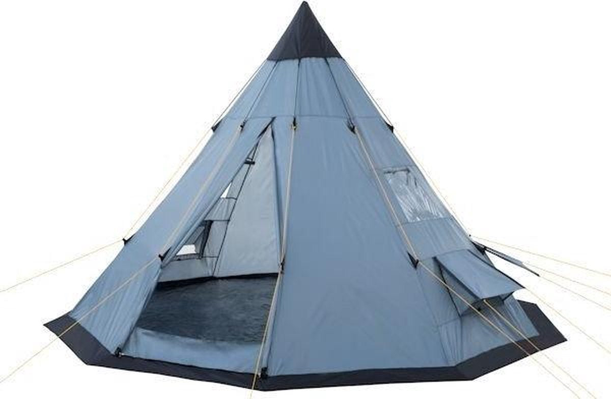 Tipitent Teepee Indianentent 3000Mm Waterkolom - Grijs - 4 Persoons