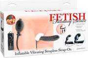 Fetish Fantasy Series Opblaasbare Vibrerende Strapless Strapon - zwart