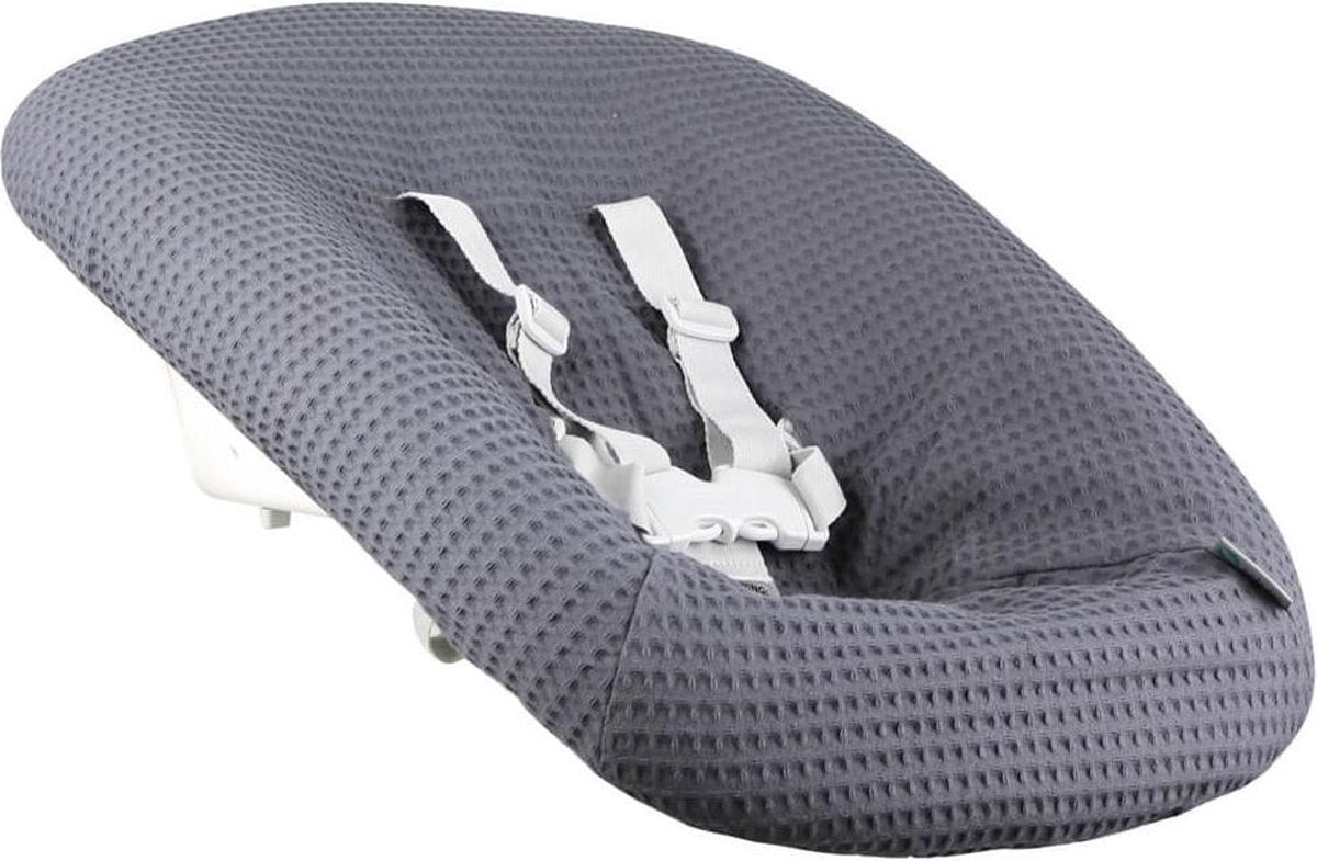 Ukje Hoes voor Stokke Newborn Set TrippTrapp - Wafelstof - Grijs