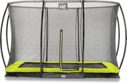 Inground trampoline EXIT Silhouette - 244x366cm - met net - Rechthoek
