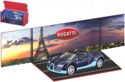 Bburago Bugatti VEYRON 16.4 GRAND SPORT VITESSE donker blauw schaalmodel 1:64