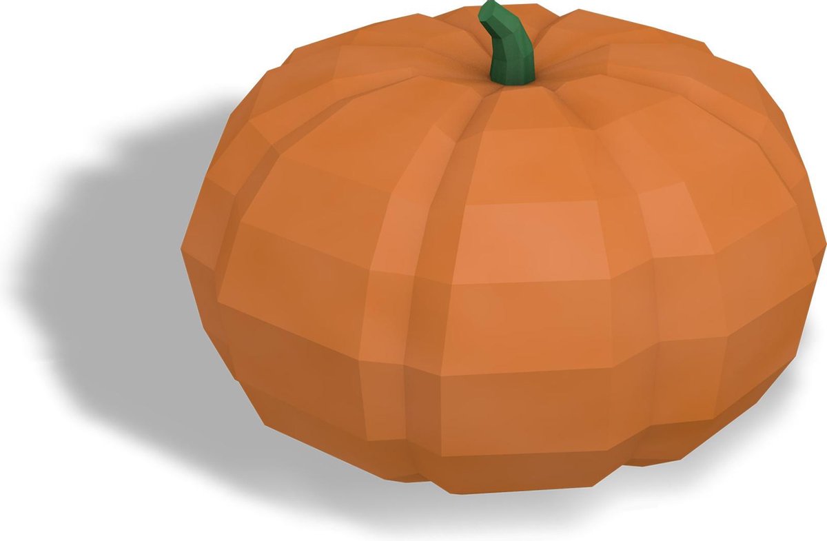 3D Papercraft-Kit Pompoen | doe het zelf pakket