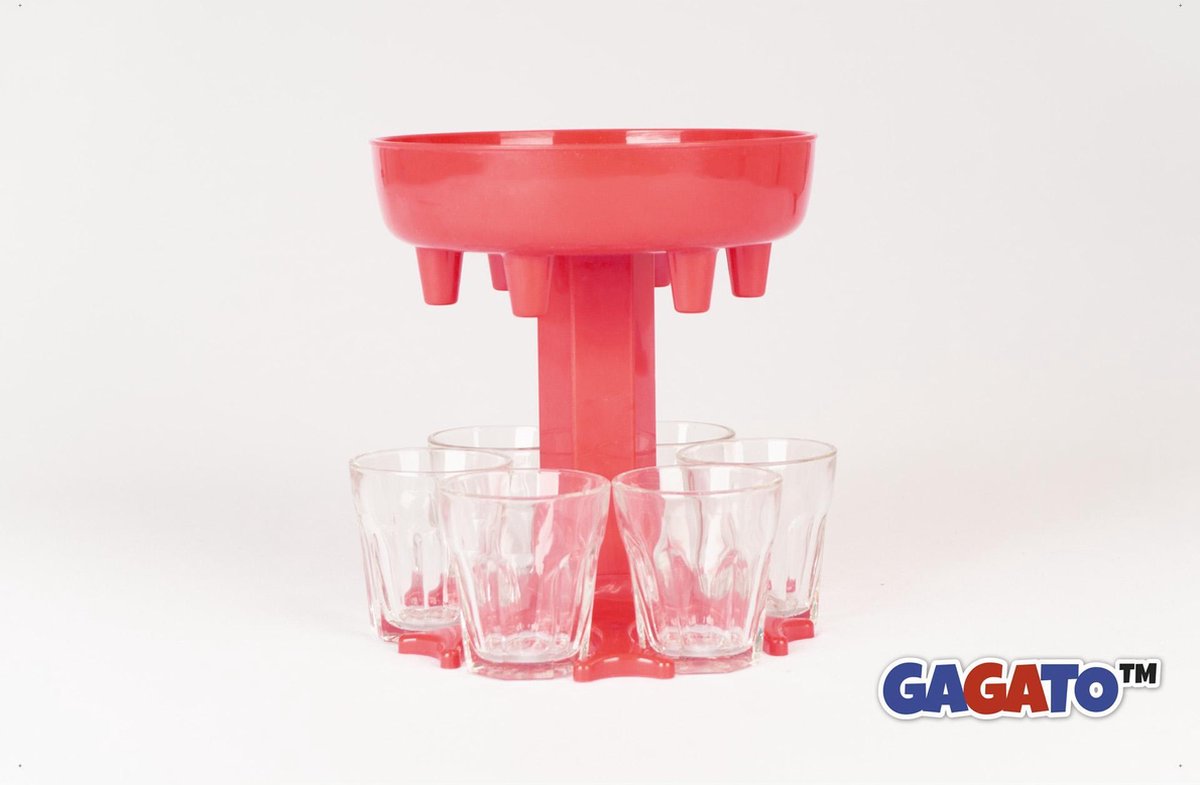 Shot Dispenser Roze - Shotjes Maker - Drank Dispenser – Drankspel - Exclusief Shotglaasjes