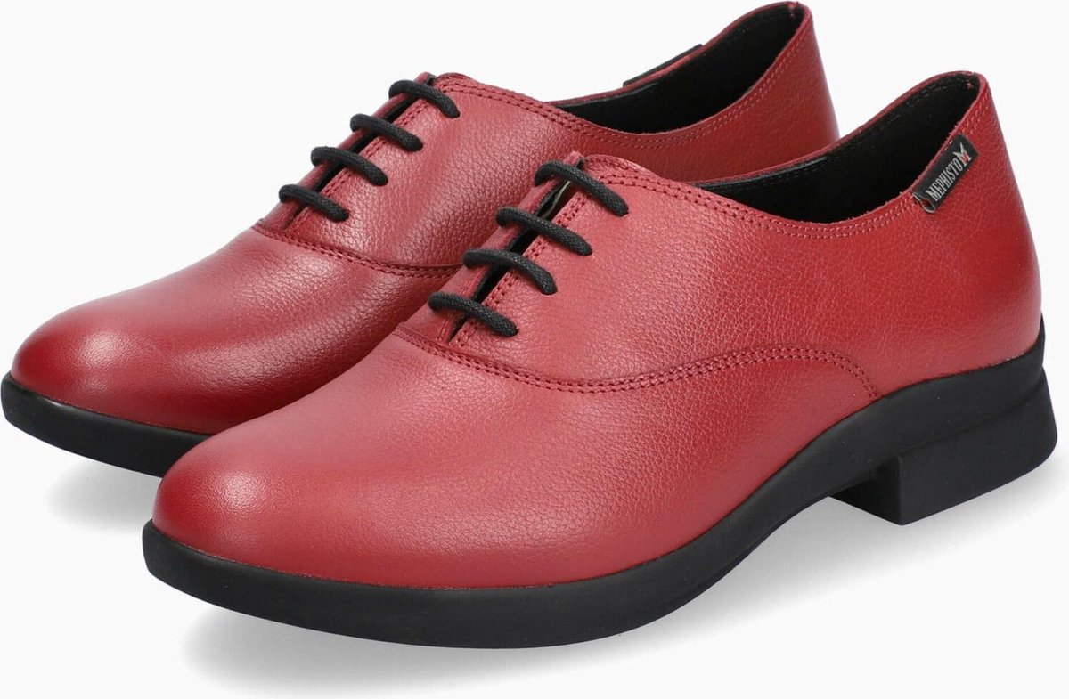 Mephisto SYLA dames veterschoen - rood - maat 39