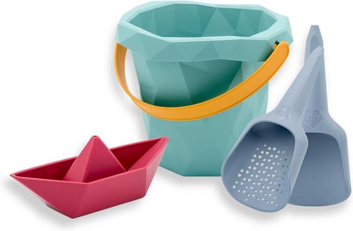 Zsilt | Zand- en strandspeelgoed - de start set (12m+) |100% gerecycled plastic - Made in Holland - Gemaakt van Nederlands huishoudelijk plastic afval