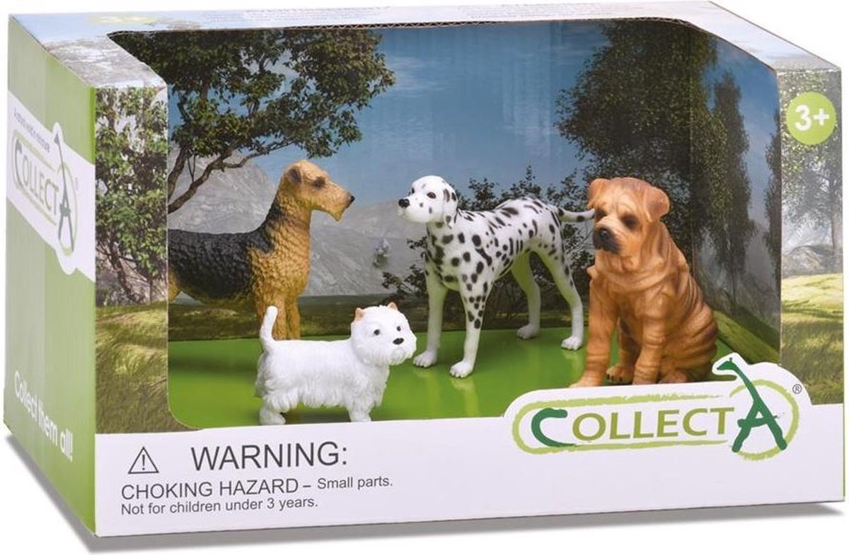 Collecta Honden: Speelset In Giftverpakking 4-delig Divers