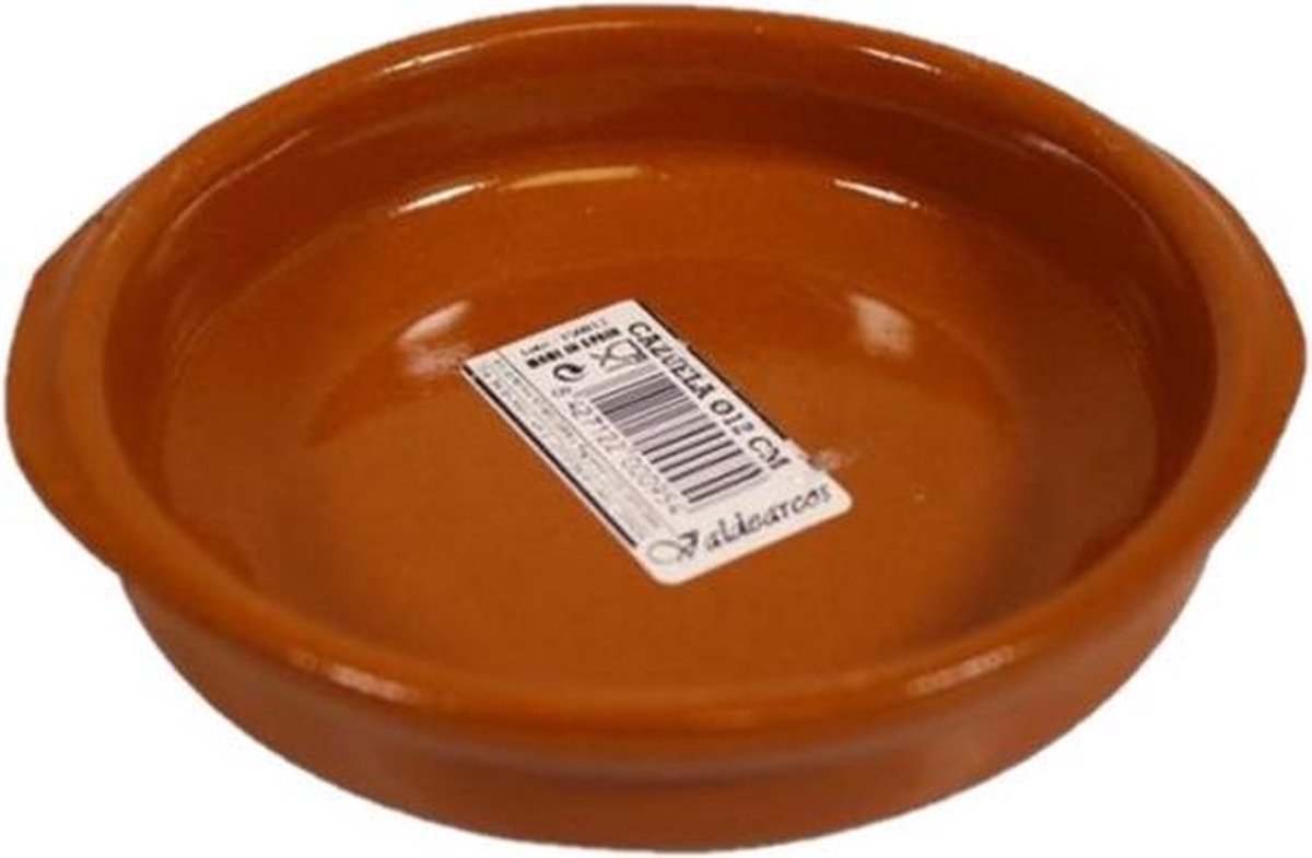 Set van 20x stuks tapas bakjes/schaaltjes Alicante met handvatten 12 cm - Tapas serveerschalen/borden/ovenschalen