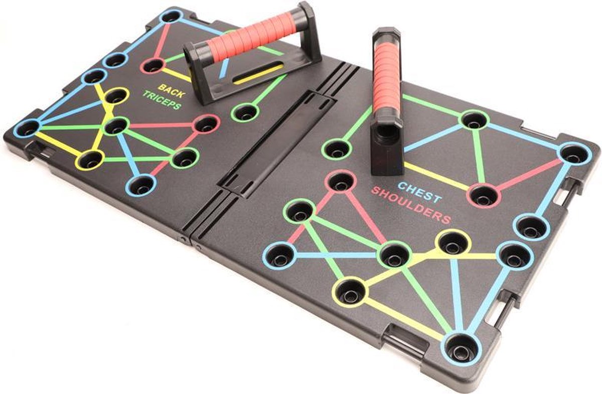 Nixnix- Professioneel 30 in 1 Push Up Bord - Uitklapbare opdruk bord - Workout Fitness - Spier bord - Thuis krachttraining - Push Up Bars