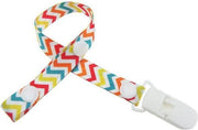 JillyBee - Speenkoord - Speen - Koord - Wit - Multicolor - Zigzag