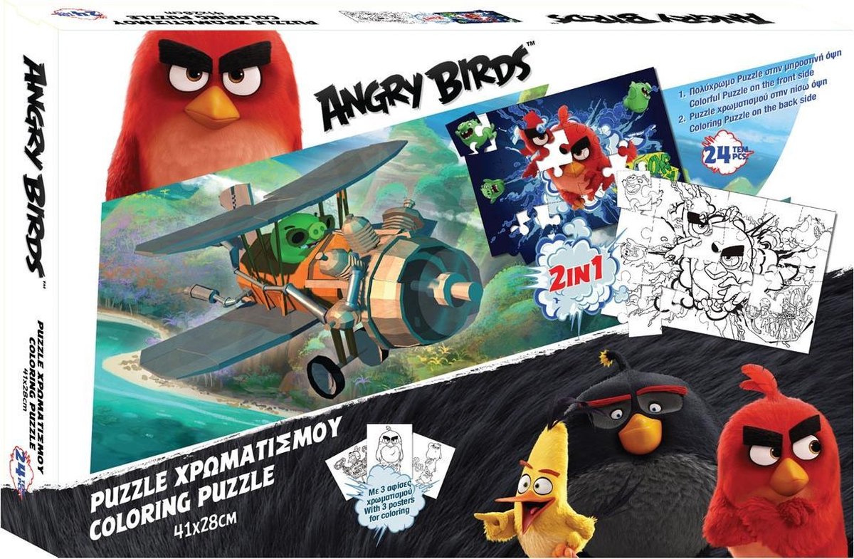 Rovio Legpuzzel Angry Birds Junior Karton 24 Stukjes