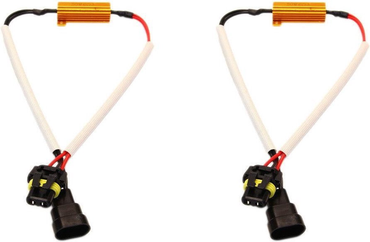 H8 & H11 CANBUS LED Weerstands Kabel Ontstoringskabel Adapter kabel voor H8 & H11 LED lampen Auto koplampen LED Koplamp adapter kabel