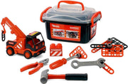 Polesie Mammoet Kraantruck mini 28x19x16 cm rood en zwart 1450642
