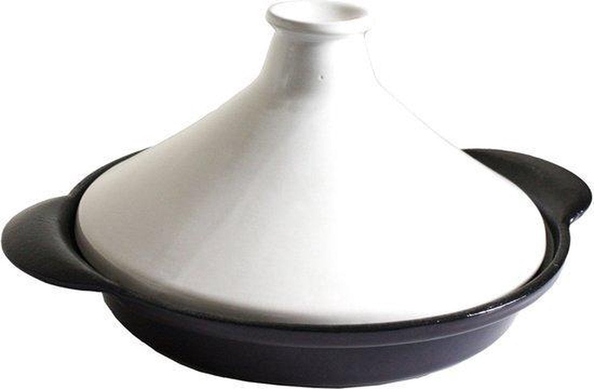 Baumalu Gietijzeren Tajine met keramische deksel - ook voor inductie - Ø 28 cm