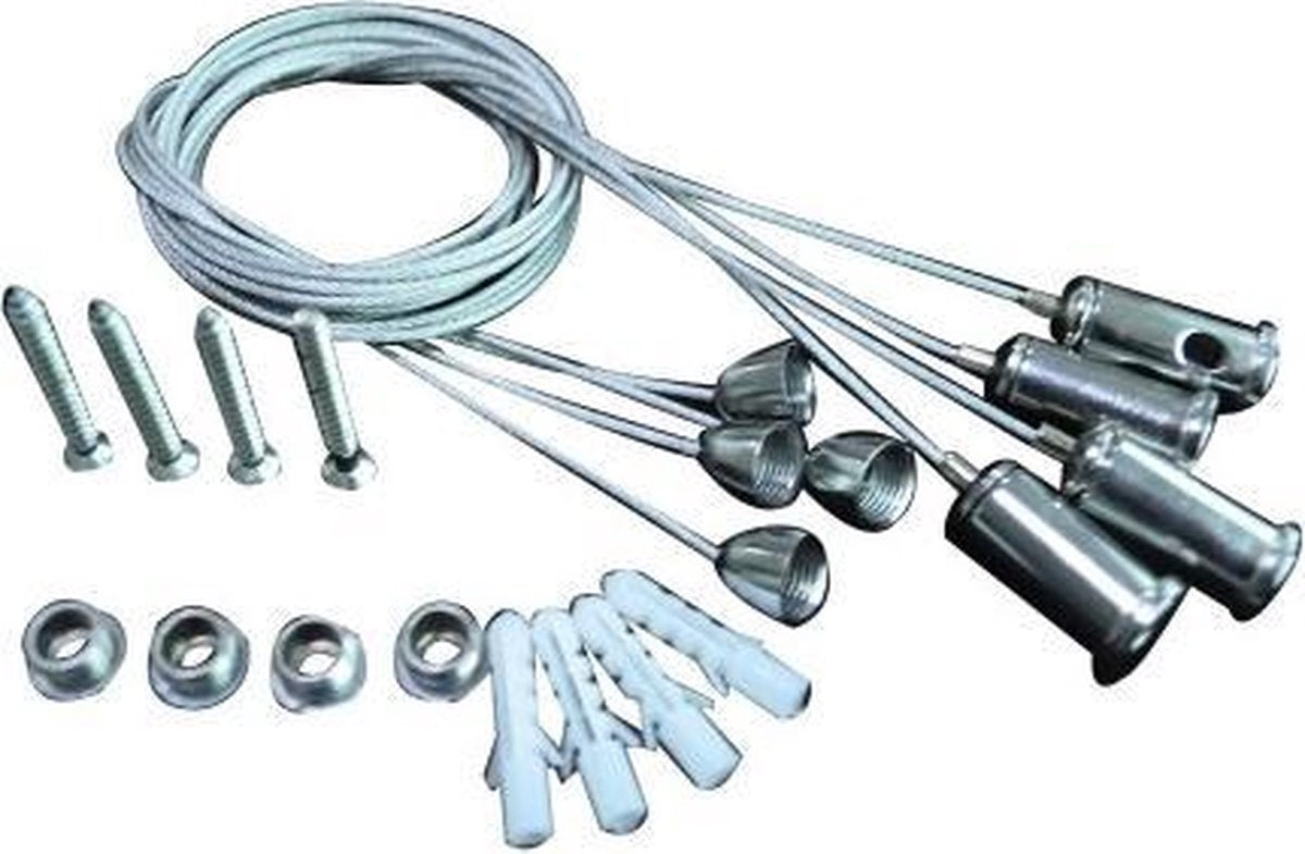 SAMLIGHT LED PANEEL OPHANGSET/AFHANGSET tbv 60 x 60 EN DE 120X30 PANEEL OPHANGKIT