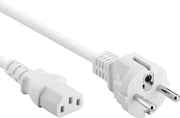 Allteq - C13 apparaatsnoer - 5 meter - Wit