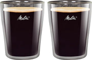Melitta Set Of 2 Borosilicate Glasses For Long Coffee 200 Ml Transparent