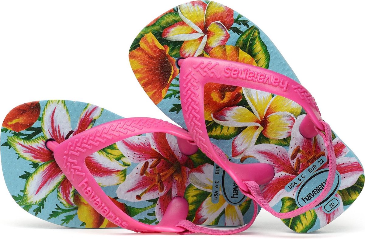 Havaianas Baby Chic II Meisjes Slippers - Blue - Maat 25/26