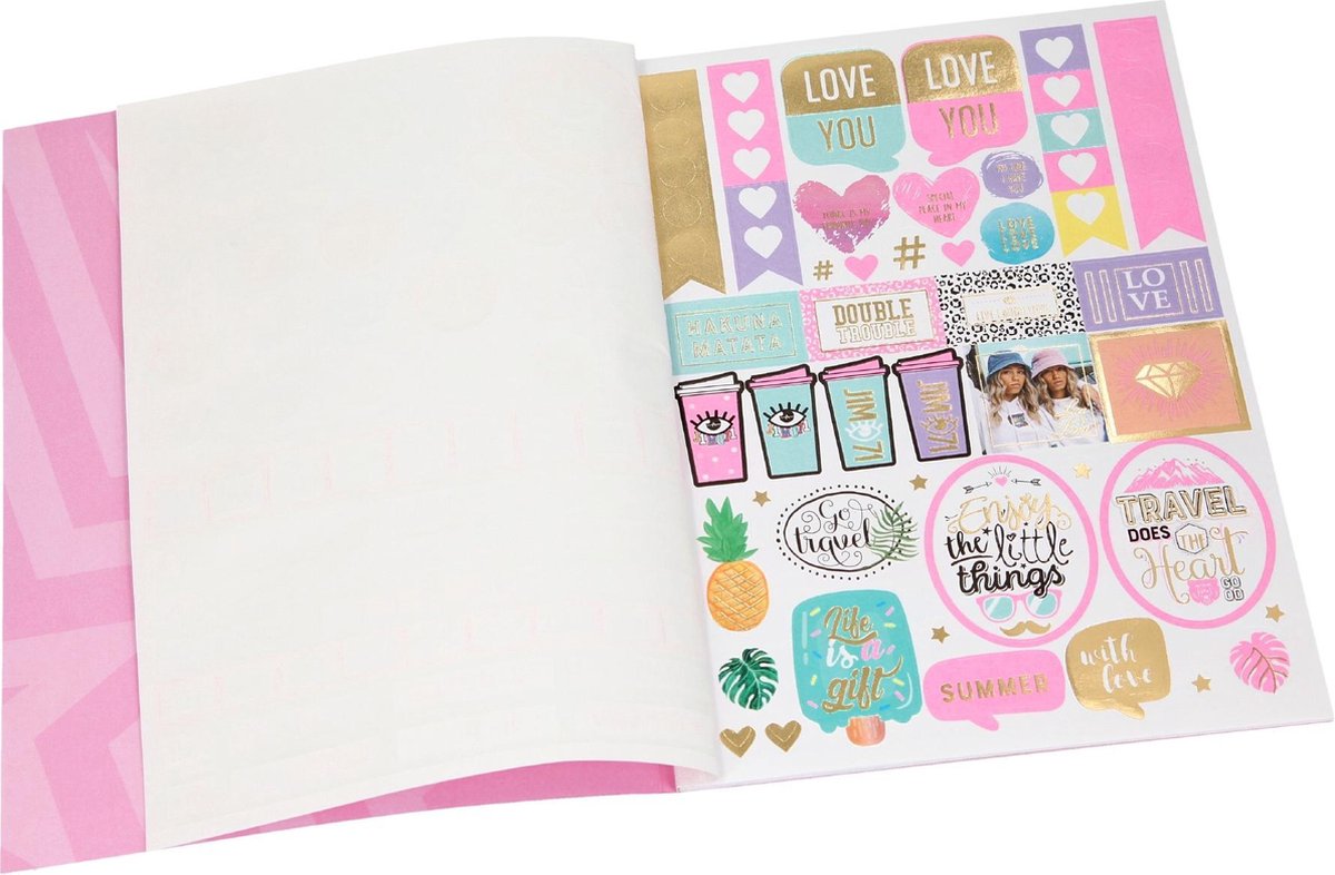 J1MO71 Lisa & Lena Fan-Sticker-Book