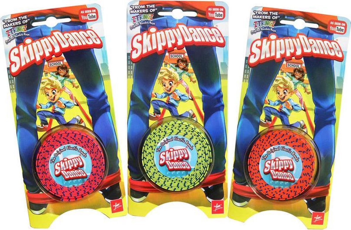 SkippyRope | Springelastiek | Elastiekken "Groen/Zwart"