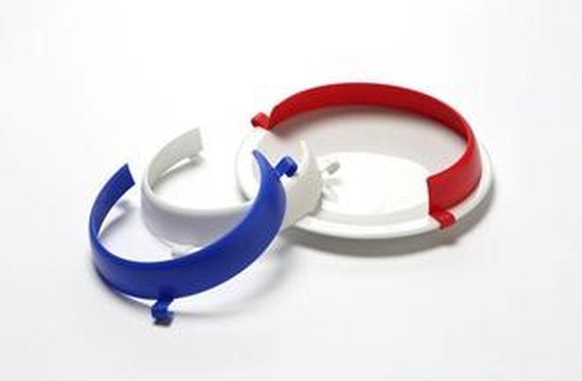 Bordrand afzonderlijk blauw
