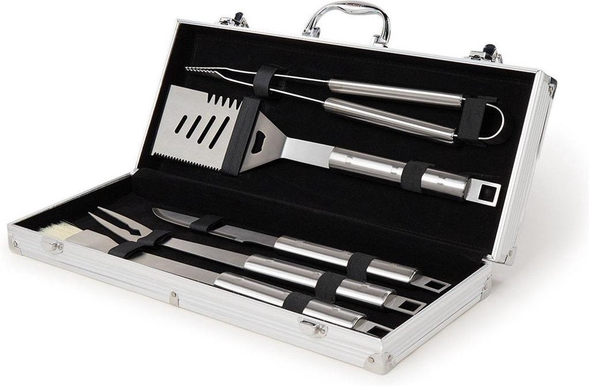 BergHOFF Barbecueset Essentials in aluminium koffer - Set-6