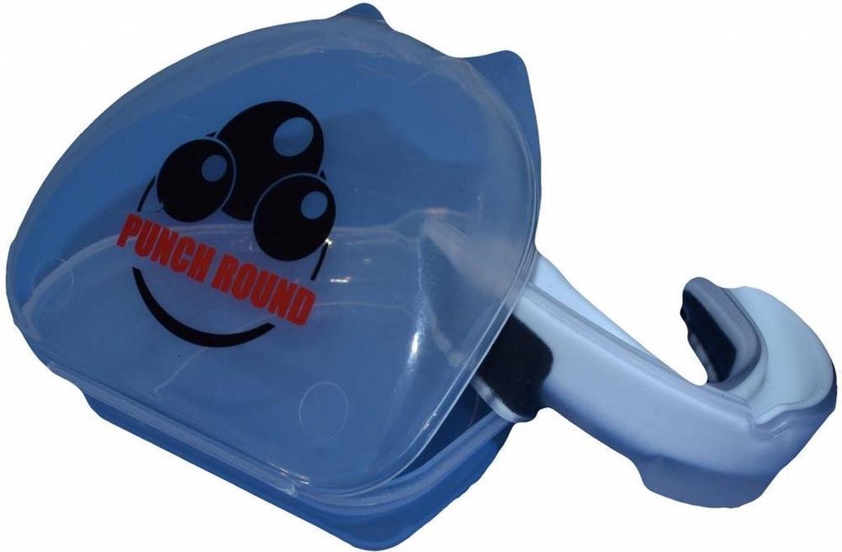 Punch Round™ Ready for the Fight Mouth Guard Mond Bitje Wit Zwart Gebits Beschermer