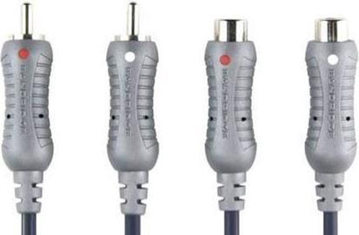 Bandridge AL432 audio kabel 3 m 2 x RCA Zwart