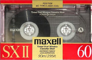 MAXELL SX-II 60 BLANK CASSETTE TAPE
