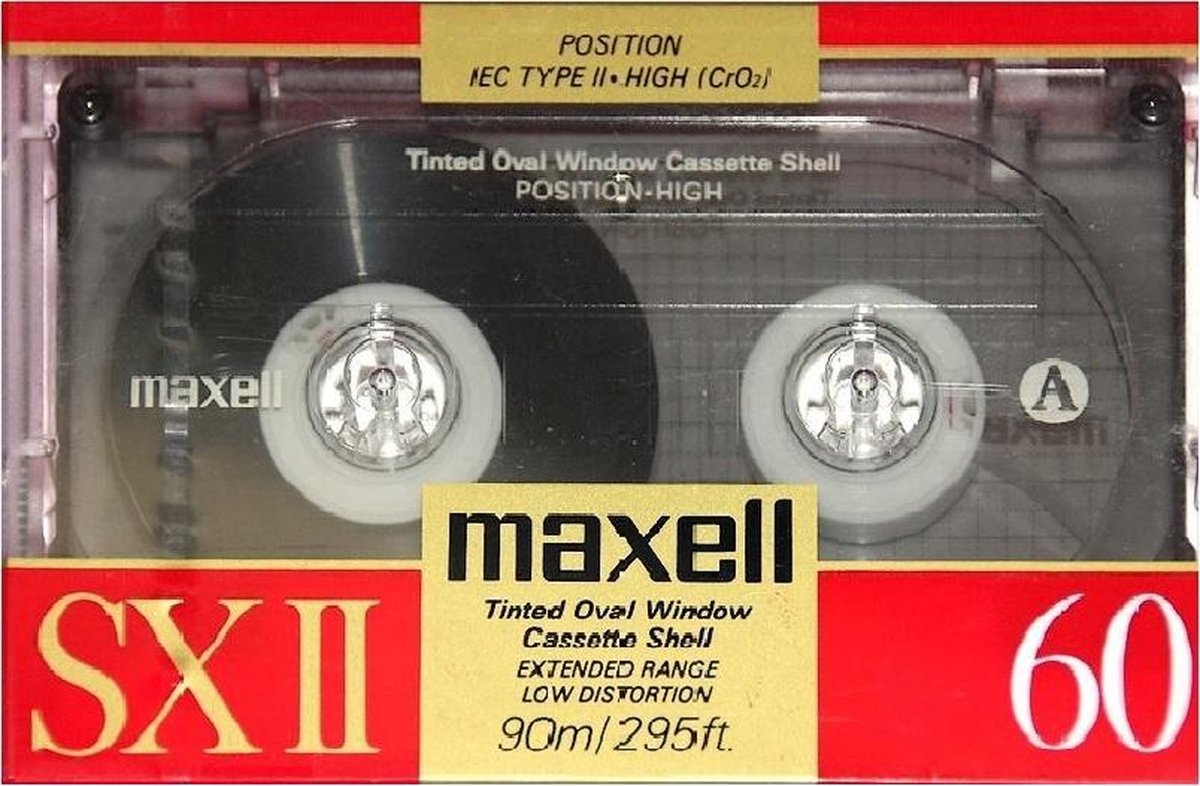 MAXELL SX-II 60 BLANK CASSETTE TAPE