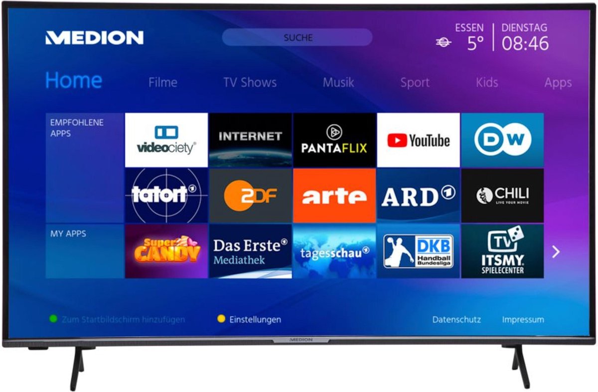 MEDION LIFE X14351 - 43 inch - 4K LED - 2021