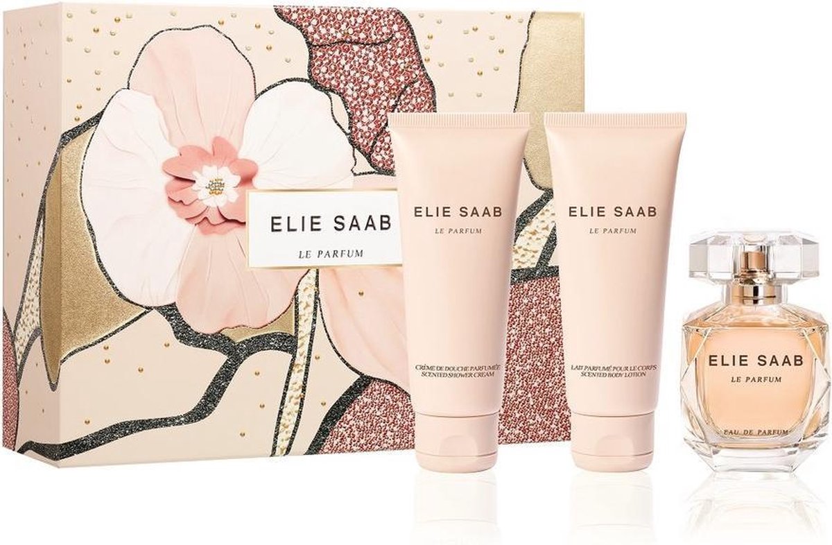 Elie Saab Le Parfum Eau de parfum 50 ml  + Bodylotion 75ml + Showergel 75ml Geurset