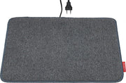 Heatek ComfortDuo - Verwarmde voetenmat - 70x60cm - Lichtgrijs