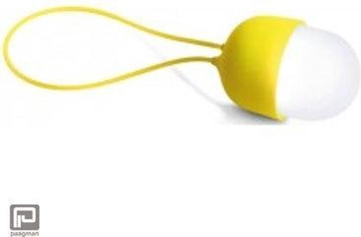 Lexon clover oplaadbare zaklamp geel