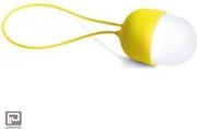 Lexon clover oplaadbare zaklamp geel
