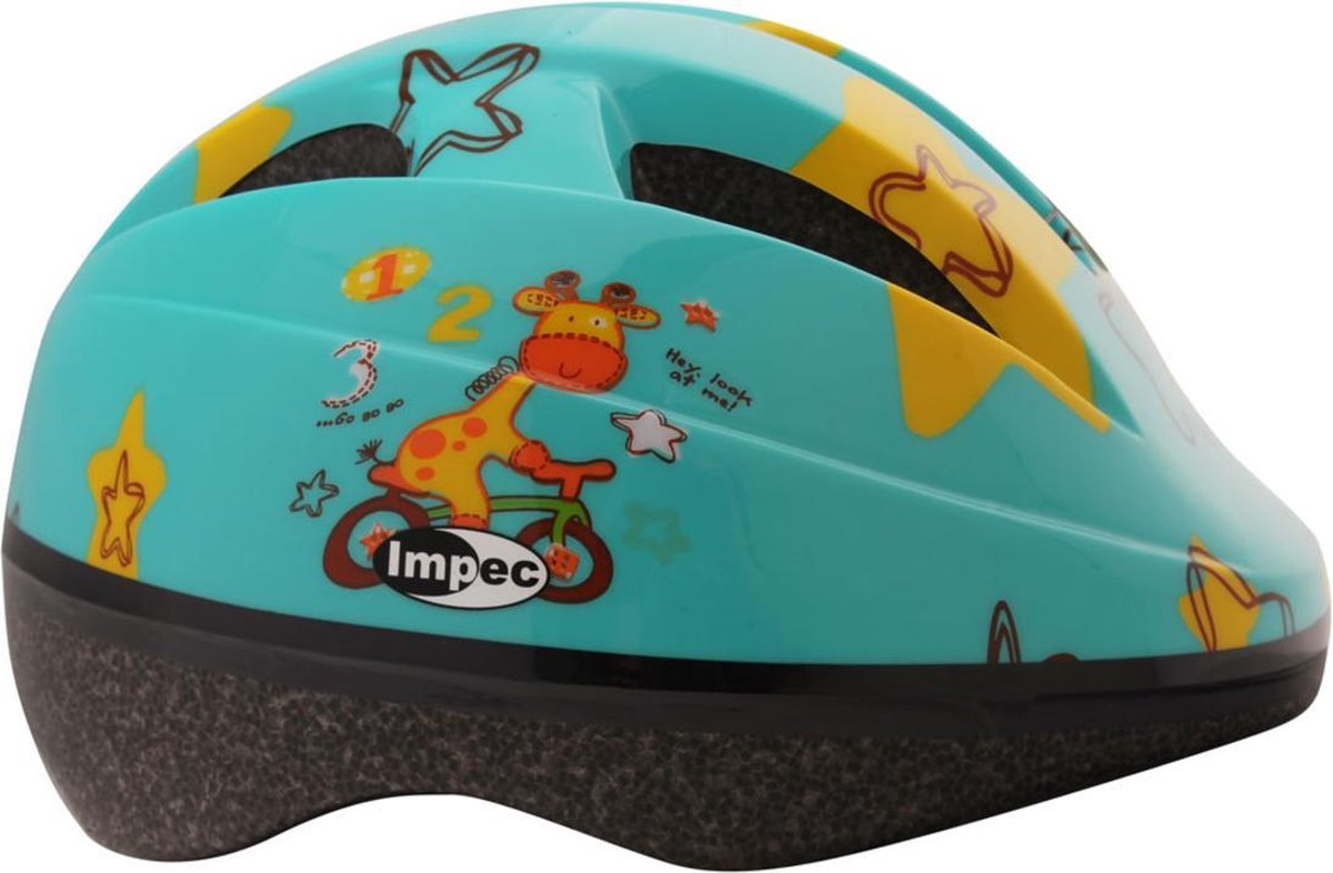 Fietshelm Impec Kind Fietsend Meisje Blauw