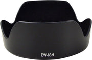Zonnekap EW-83H voor Canon EF 24–105mm f/4L IS USM met 77mm filtermaat