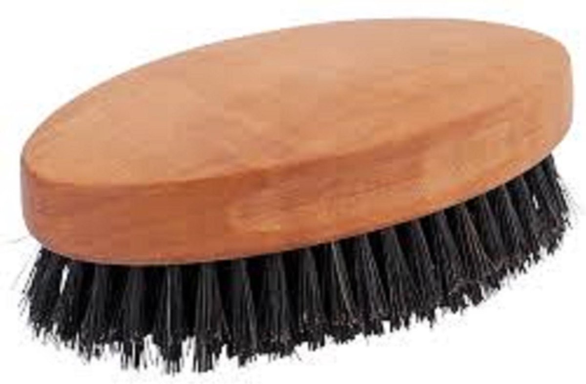 Baardborstel Perenhout Ovaal 11 cm