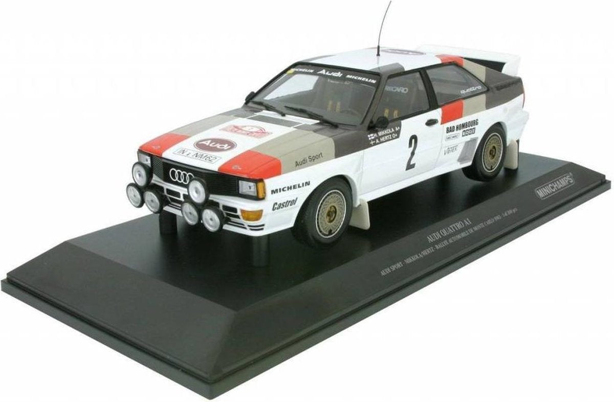 Audi Quattro A1 Audi Sport #2 Rallye Automobile Monte Carlo - 1:18 - Minichamps