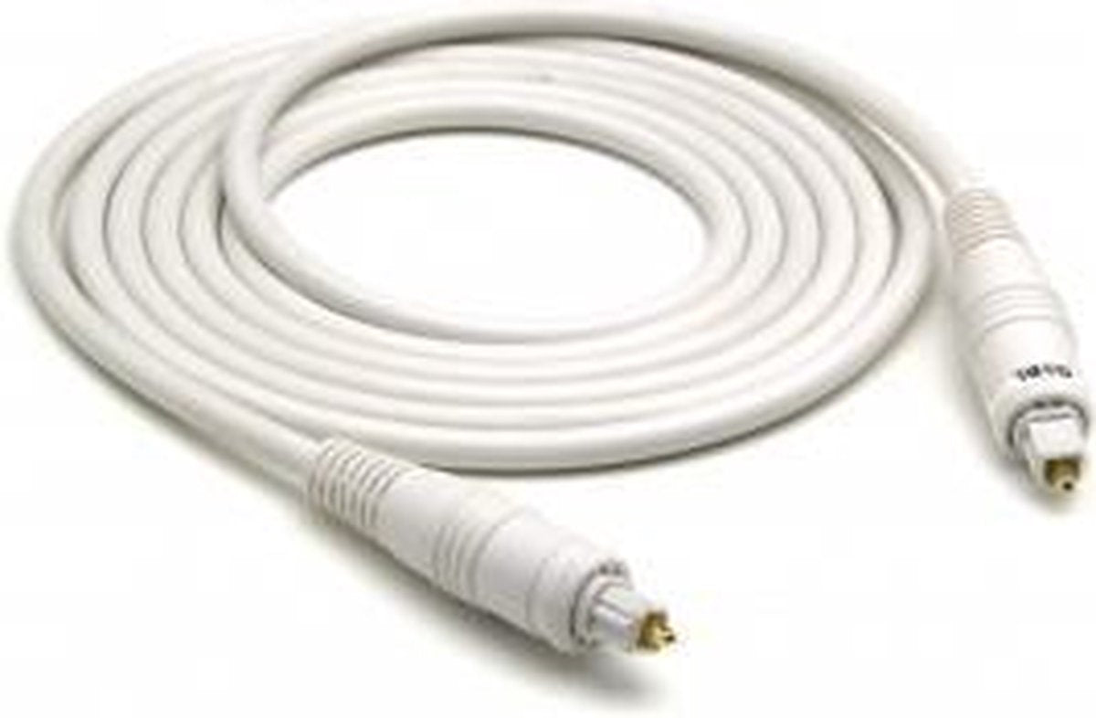 G&BL 3.0m Toslink/Toslink audio kabel 3 m Wit